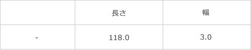サイズ表