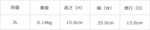 サイズ表
