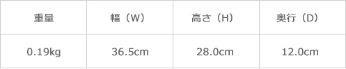 サイズ表