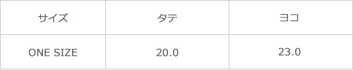 サイズ表