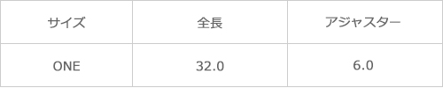 サイズ表
