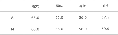 サイズ表