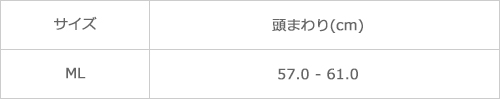 サイズ表
