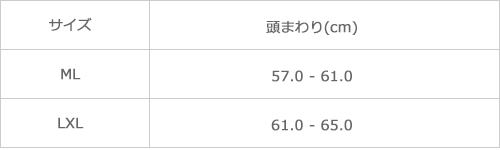 サイズ表