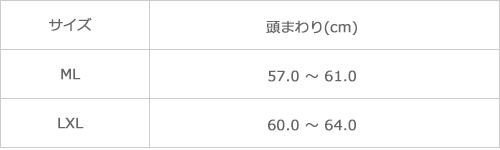 サイズ表