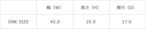 サイズ表