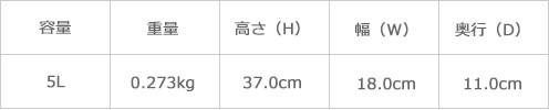 サイズ表