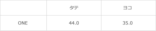 サイズ表