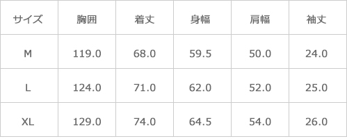 サイズ表