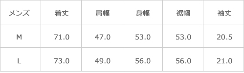サイズ表