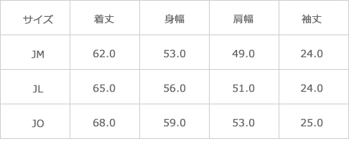 サイズ表