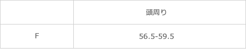 サイズ表