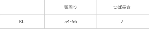 サイズ表