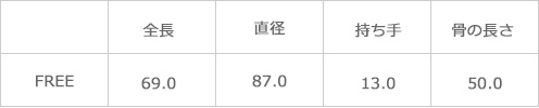 サイズ表