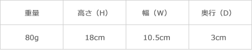 サイズ表