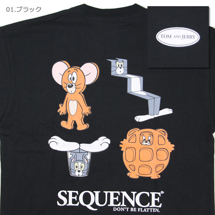 Sequence,シーケンス,ロンT,長袖Tシャツ,トムとジェリー,T-0770907