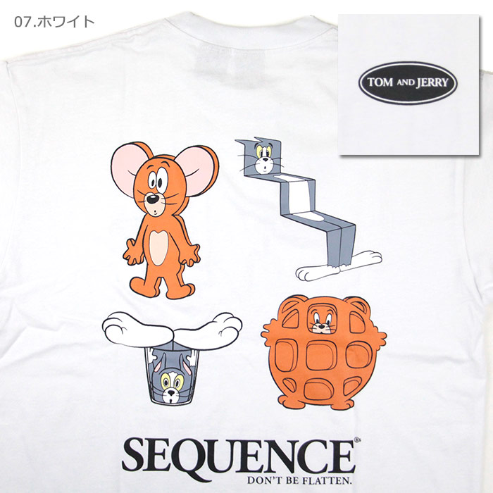 Sequence,シーケンス,ロンT,長袖Tシャツ,トムとジェリー,T-0770907