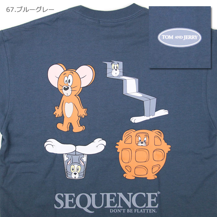 Sequence,シーケンス,ロンT,長袖Tシャツ,トムとジェリー,T-0770907