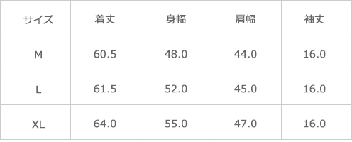 サイズ表